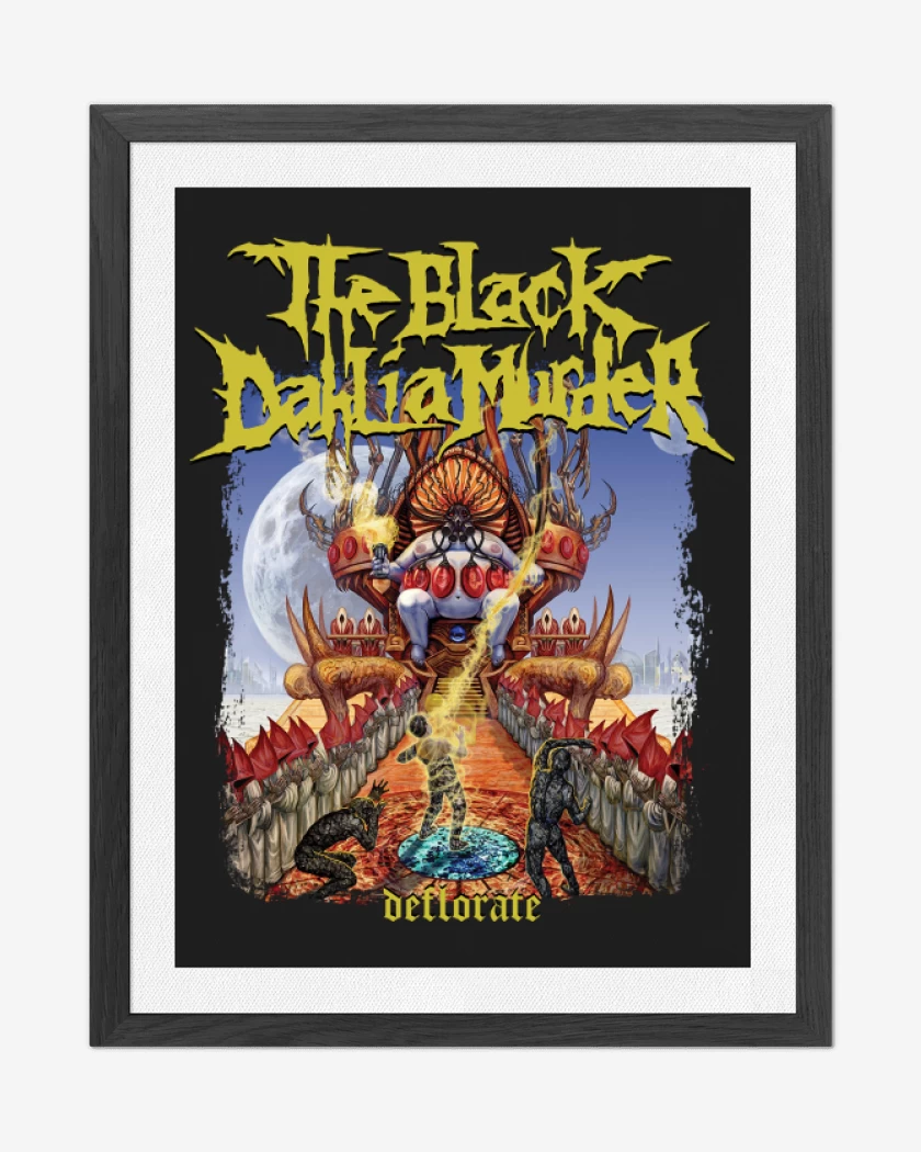 Cuadro decorativo Negro de The Black Dahlia Murder Deflorate