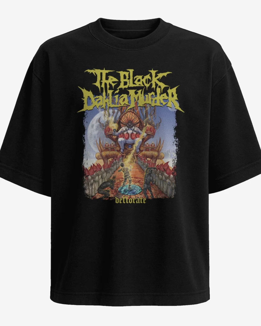 Polera Oversize The Black Dahlia Murder Deflorate
