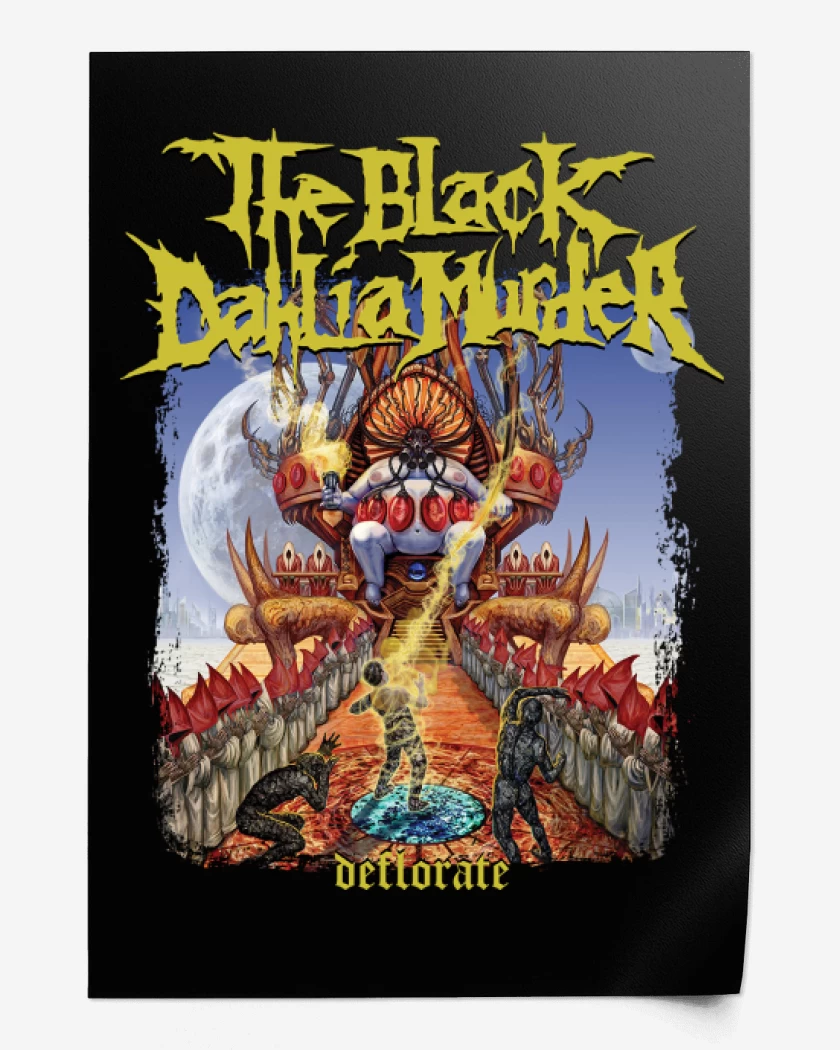 Print The Black Dahlia Murder Deflorate