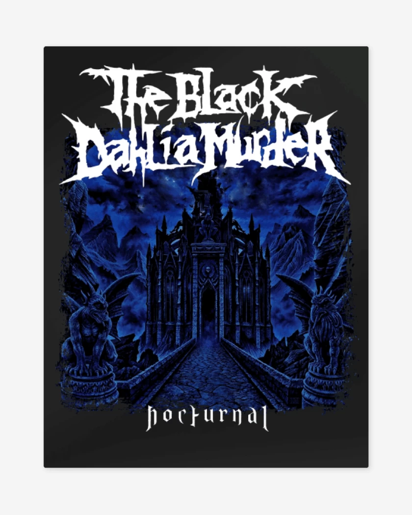 Print metalico Negro de The Black Dahlia Murder Nocturnal