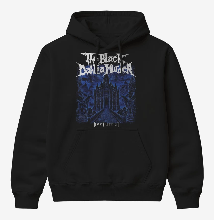 Poleron Canguro básico Negro de The Black Dahlia Murder Nocturnal