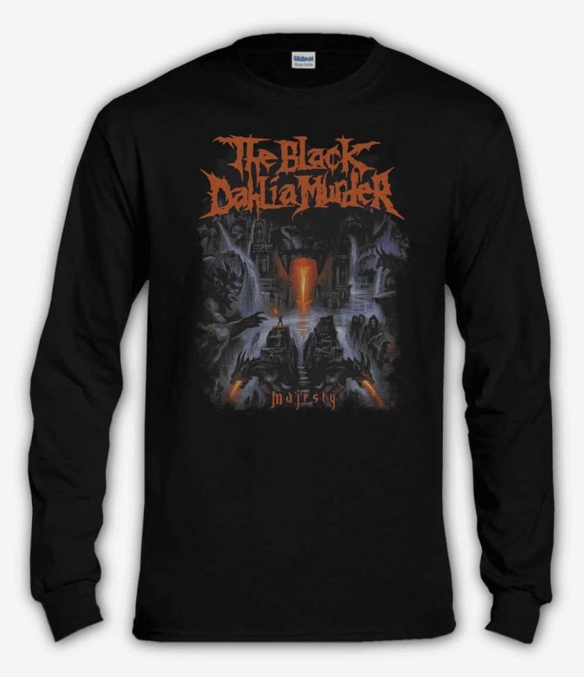 Polera manga larga Negro de The Black Dahlia Murder Majesty