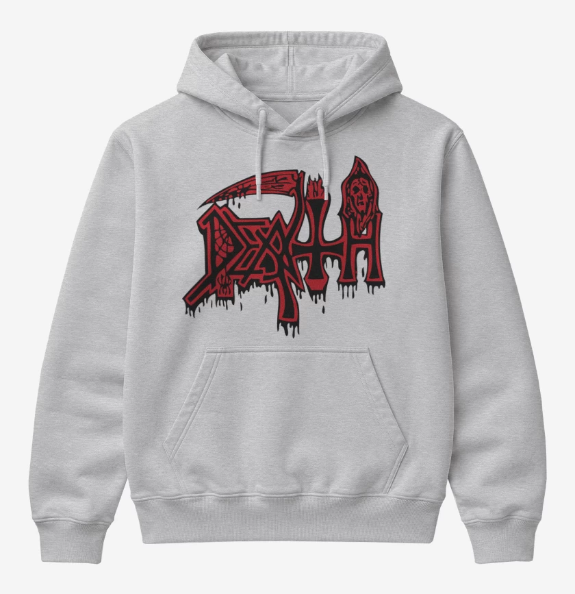 Poleron Canguro básico Death Logo II