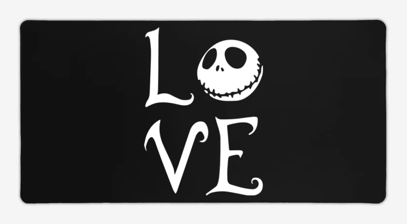 Mouse pad Gamer Negro de Love jack