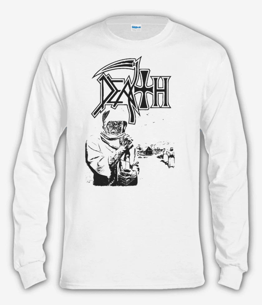 Polera manga larga Death Leprosy BN