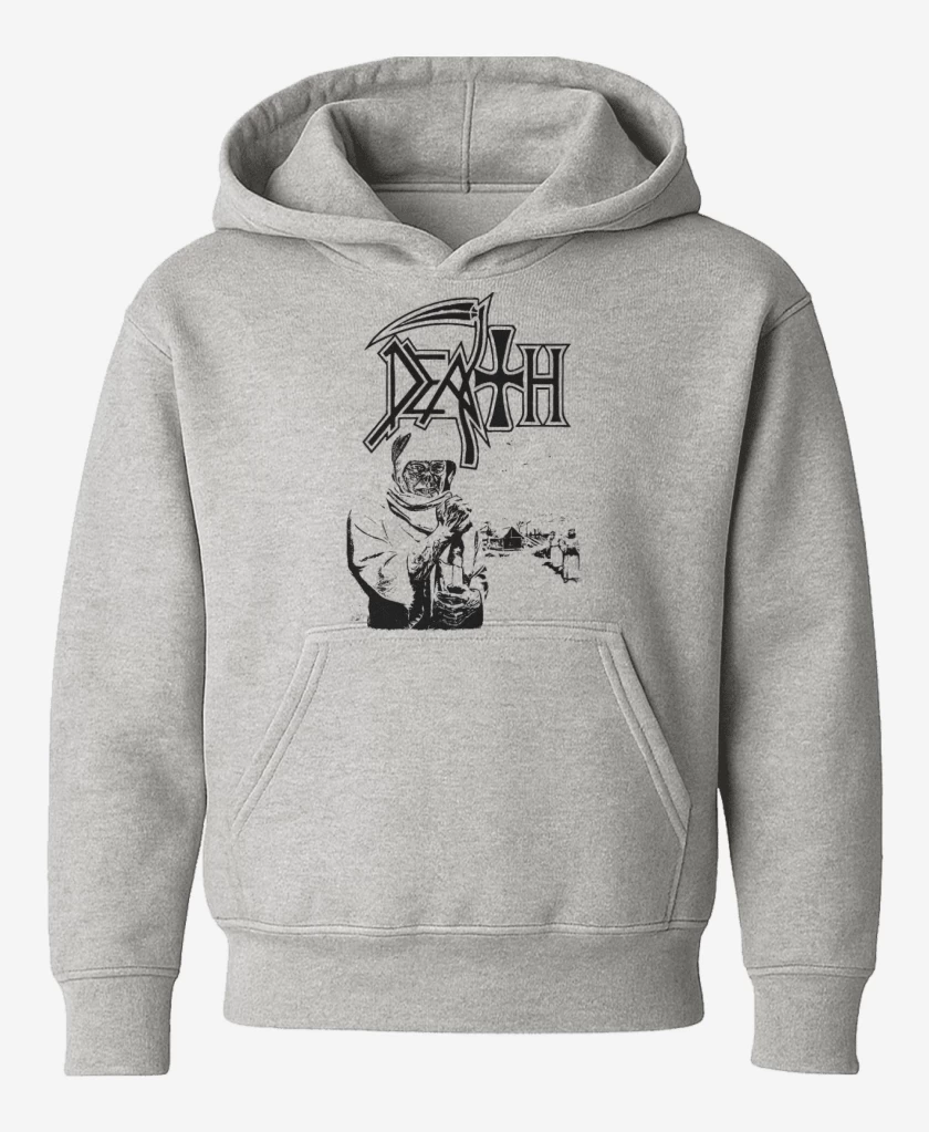 Poleron de niño Gris Melange de Death Leprosy BN