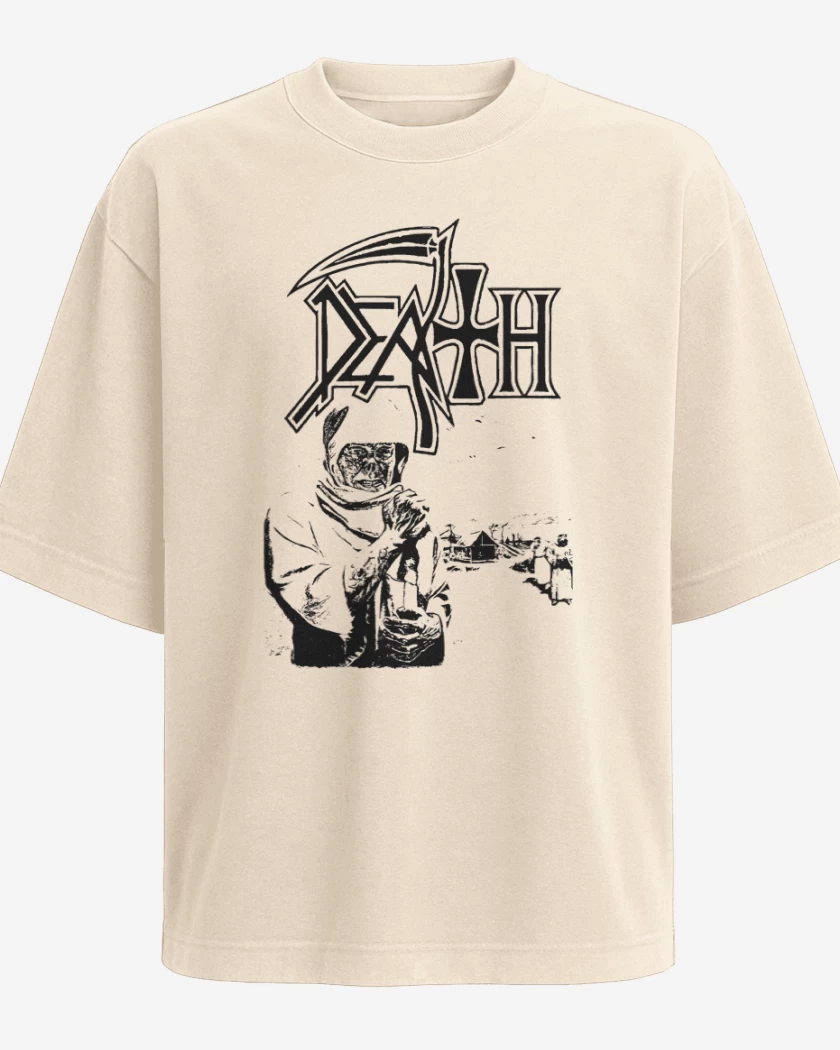 Polera Oversize Death Leprosy BN