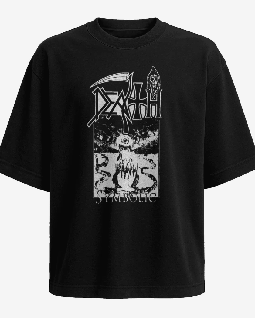 Polera Oversize Death Symbolic B