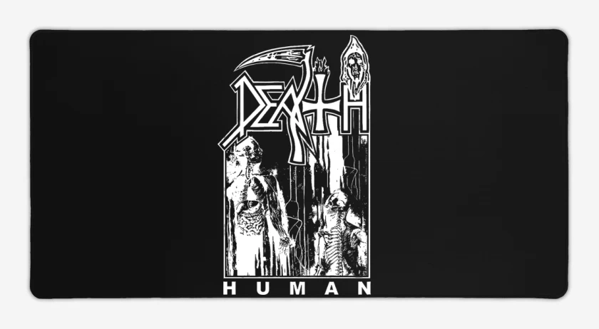 Mouse pad Gamer Negro de Death Human B
