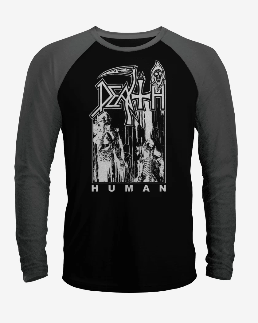 Polera Raglan Death Human B