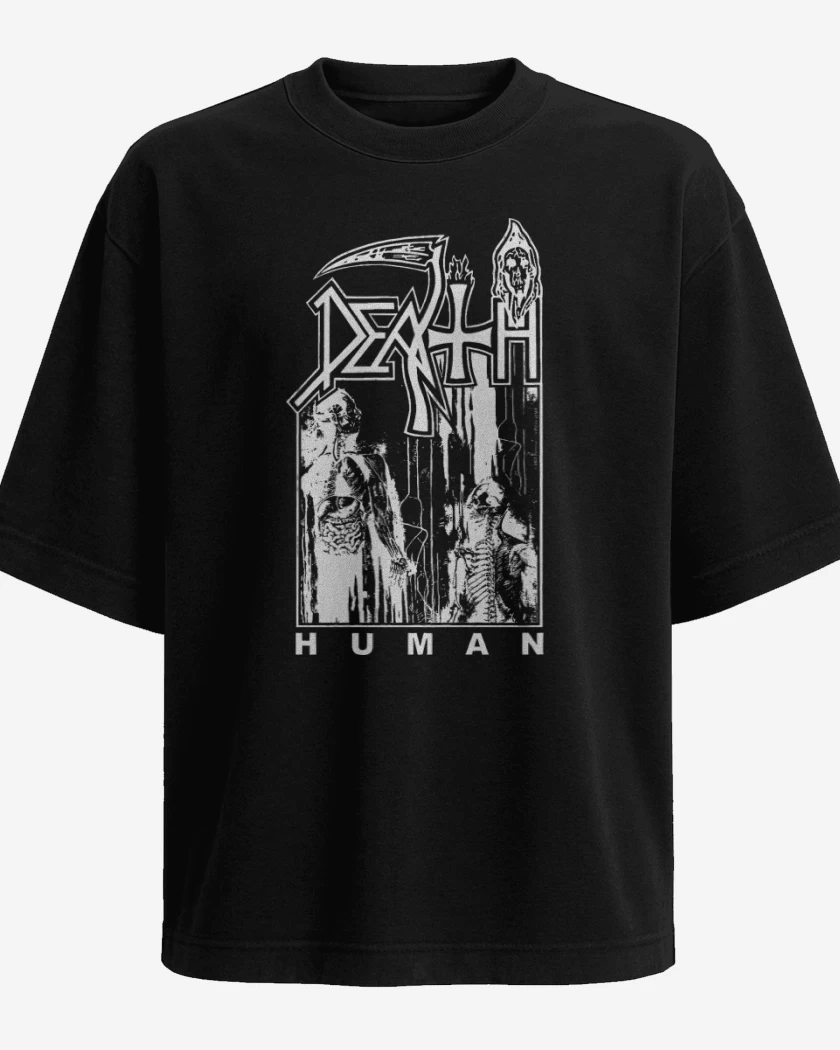Polera Oversize Death Human B