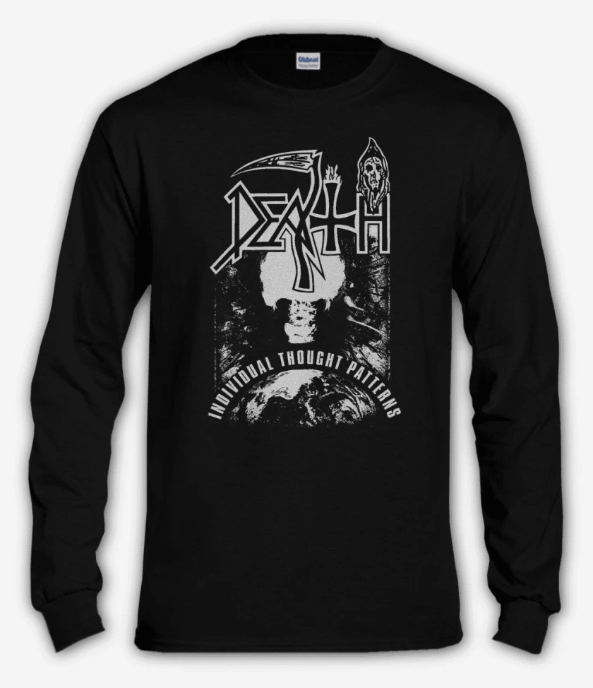 Polera manga larga Negro de Death Individual Thought Patterns B