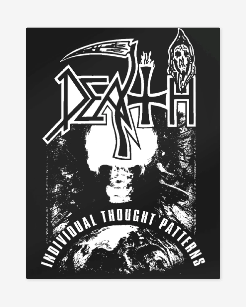 Print metalico Death Individual Thought Patterns B