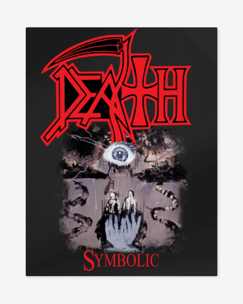 Print metalico Negro de Death Symbolic