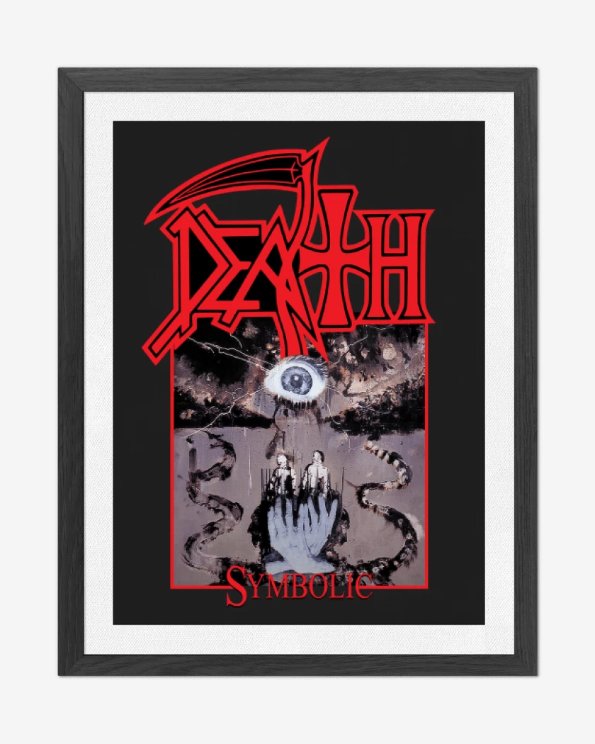 Cuadro decorativo Negro de Death Symbolic v2