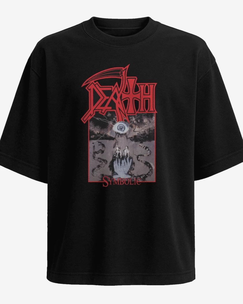 Polera Oversize Death Symbolic v2
