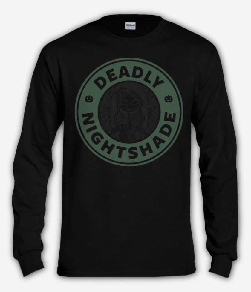 Polera manga larga Negro de Deadly