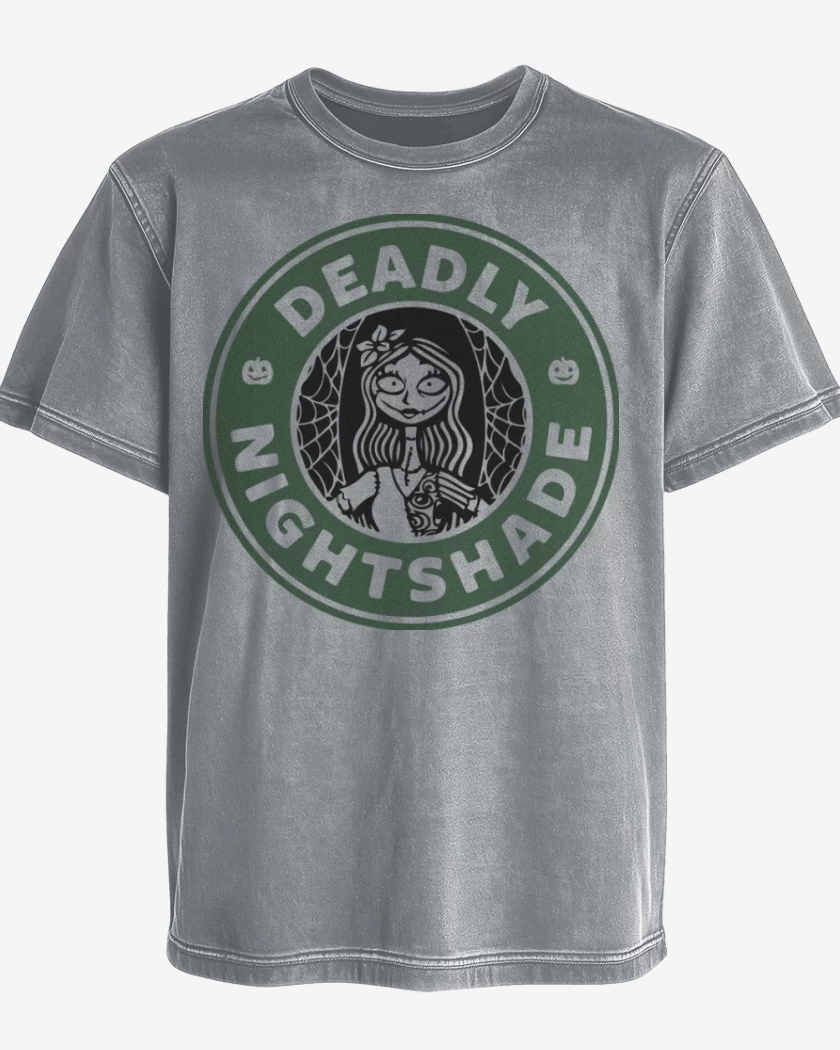 Polera desgastada Gris Melange de Deadly