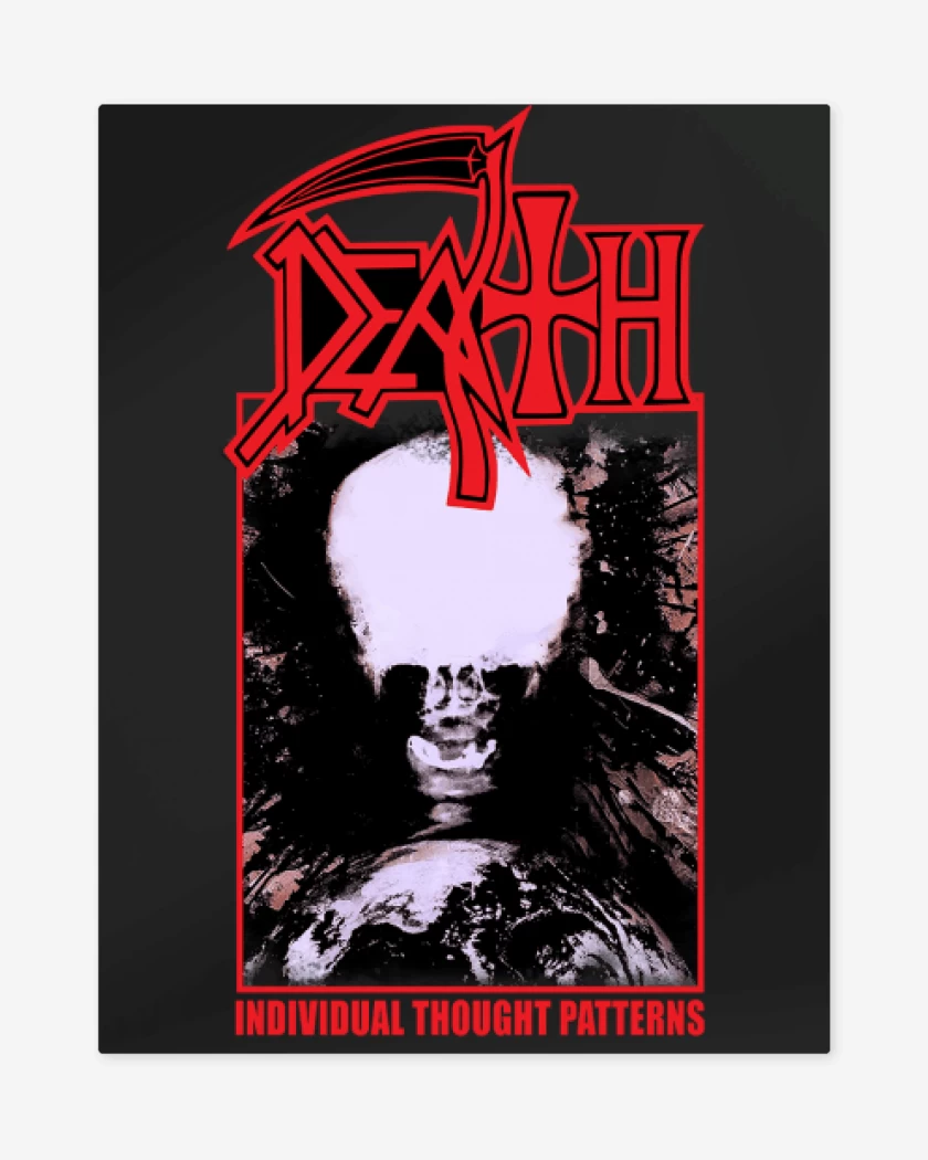 Print metalico Death Individual Thought Patterns v2
