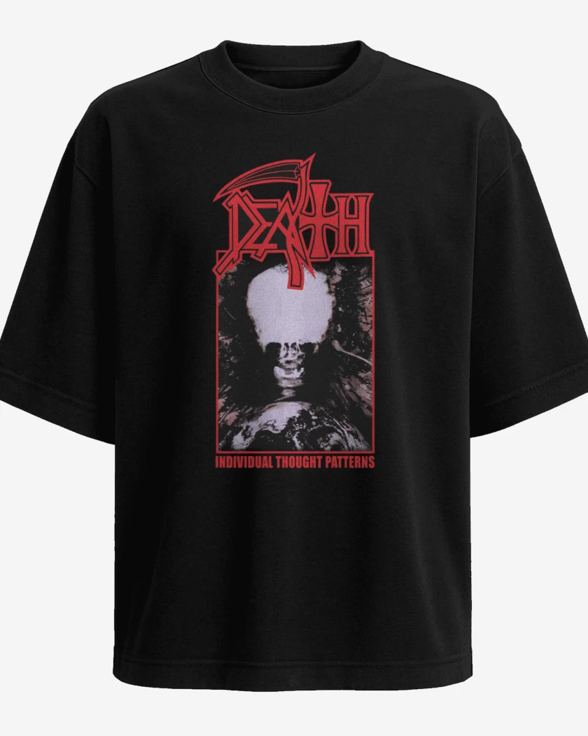 Polera Oversize Death Individual Thought Patterns v2
