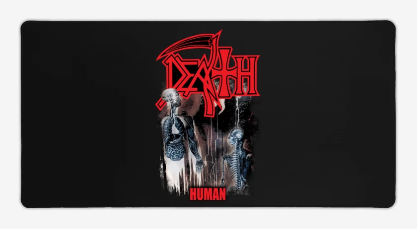 Mouse pad Gamer Negro de Death Human