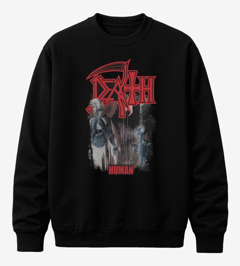 Poleron polo Negro de Death Human