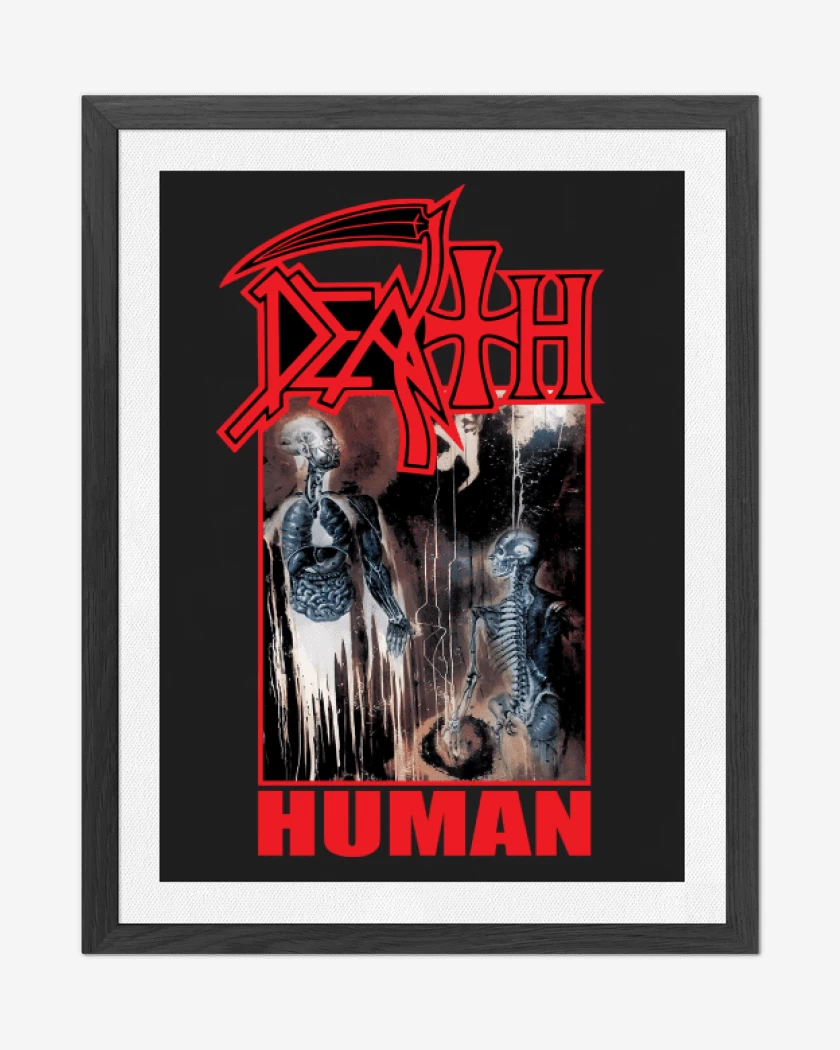 Cuadro decorativo Negro de Death Human v2