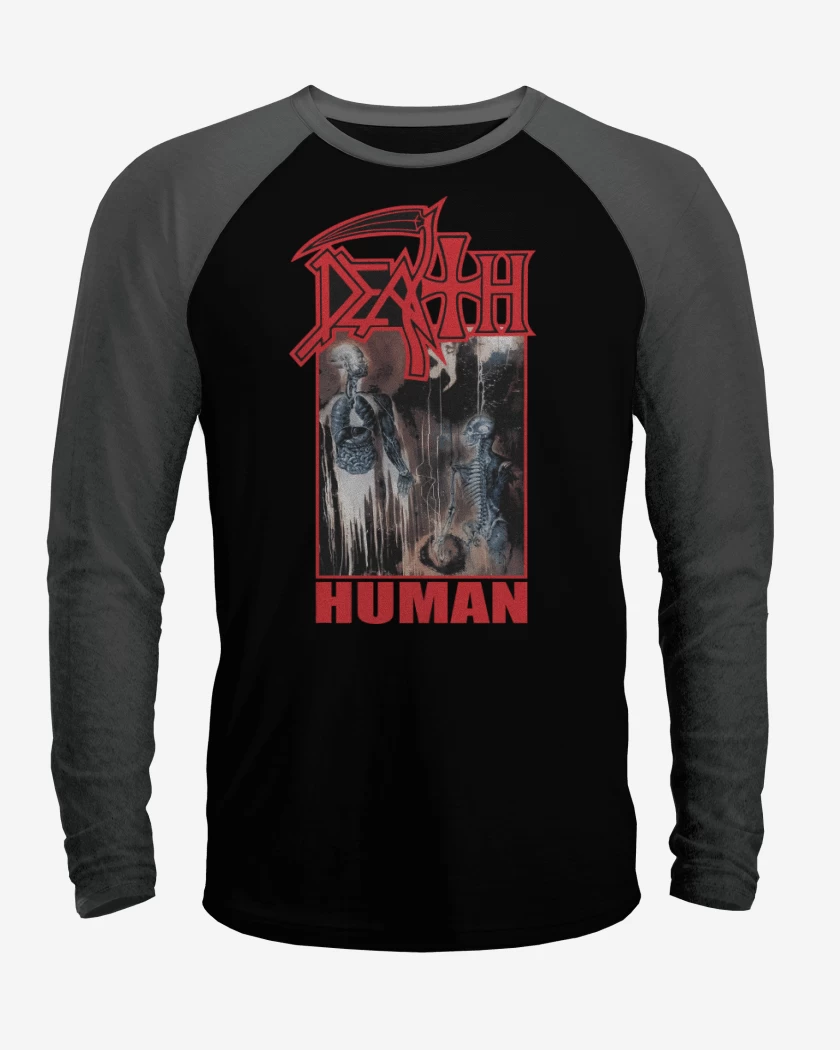 Polera Raglan Death Human v2