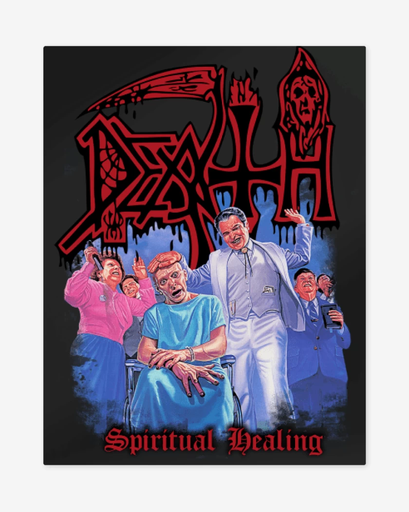 Print metalico Death Spiritual Healing