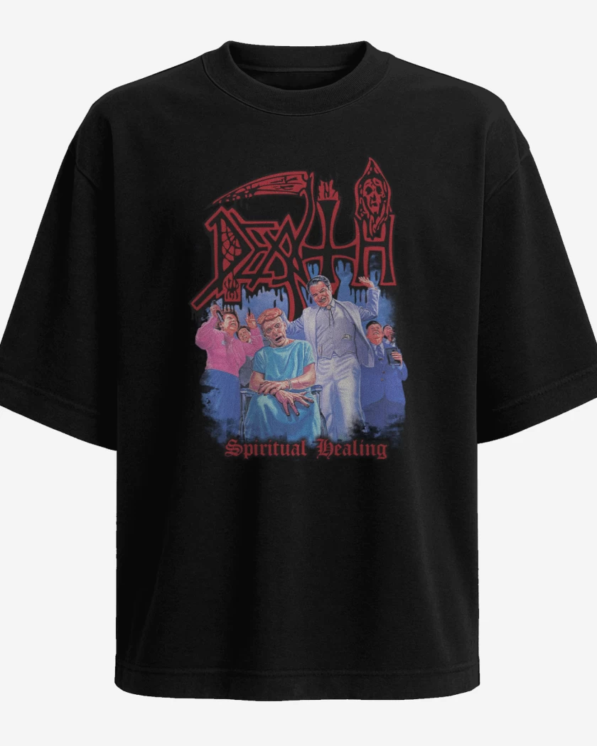 Polera Oversize Death Spiritual Healing