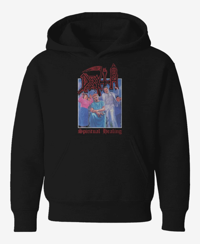 Poleron de niño Negro de Death Spiritual Healing v2