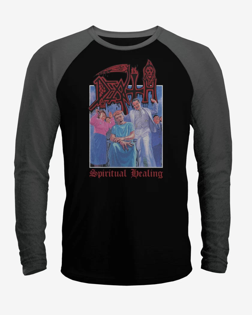 Polera Raglan Death Spiritual Healing v2