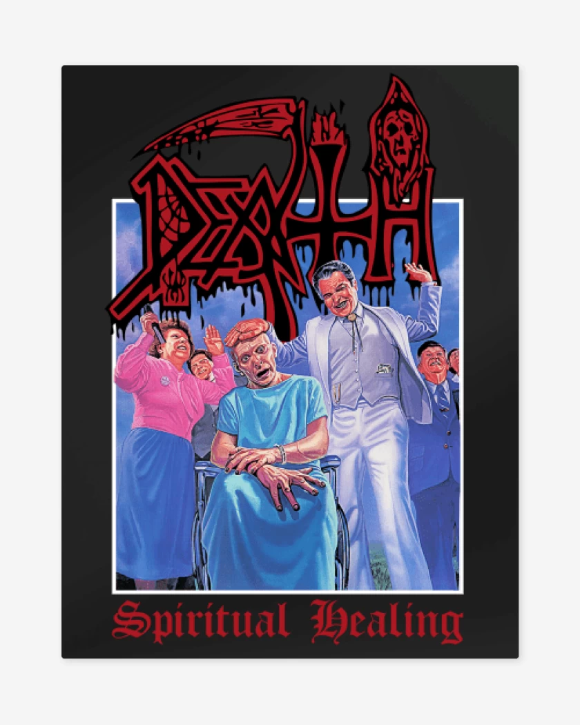 Print metalico Death Spiritual Healing v2