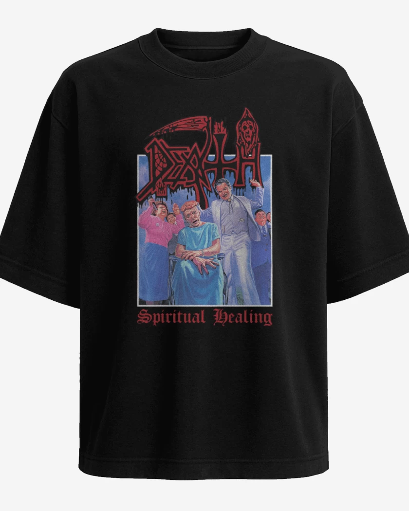Polera Oversize Death Spiritual Healing v2