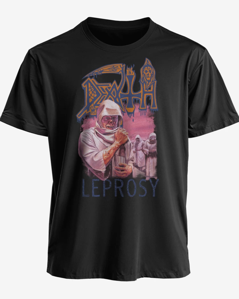 Polera premium Negro de Death Leprosy