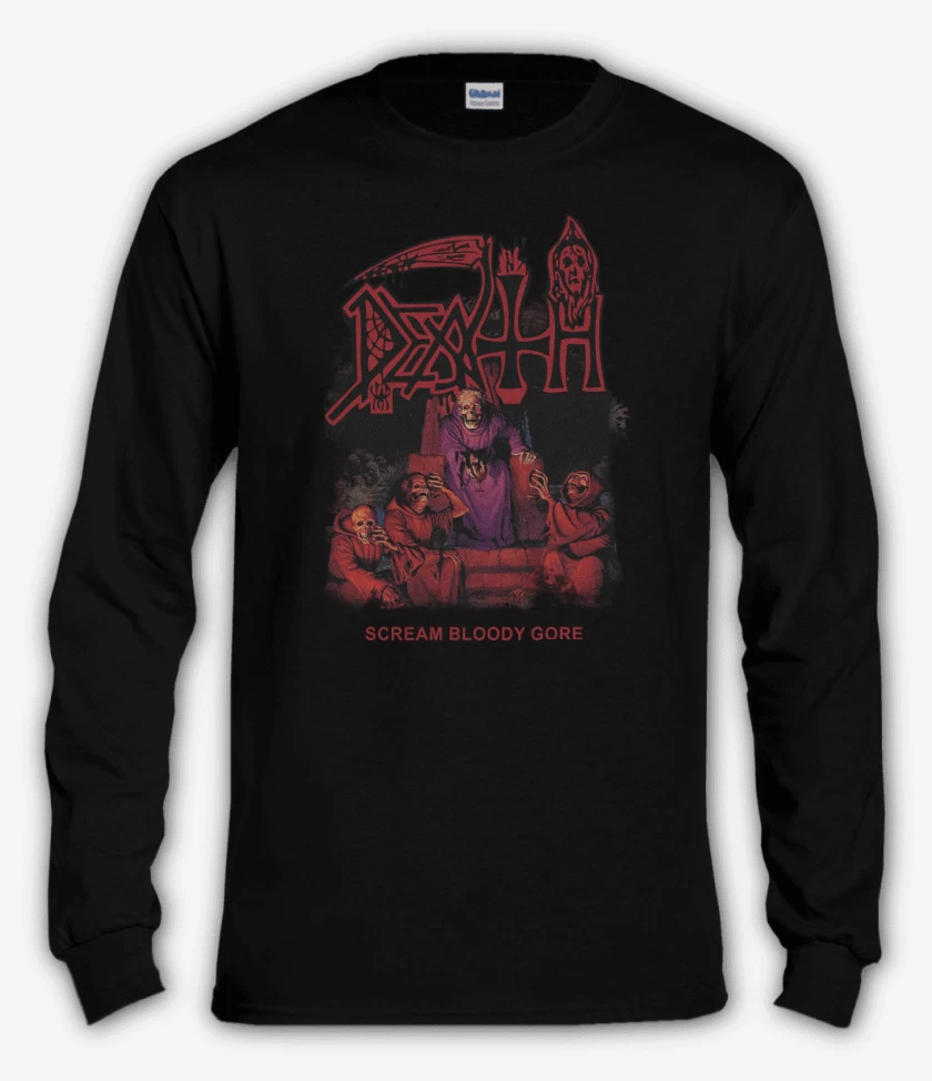 Polera manga larga Death Scream Bloody Gore 