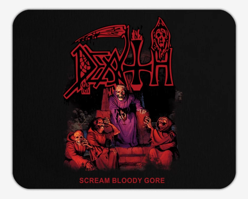 Mousepad Death Scream Bloody Gore 