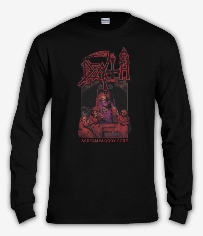 Polera manga larga Death Scream Bloody Gore v2