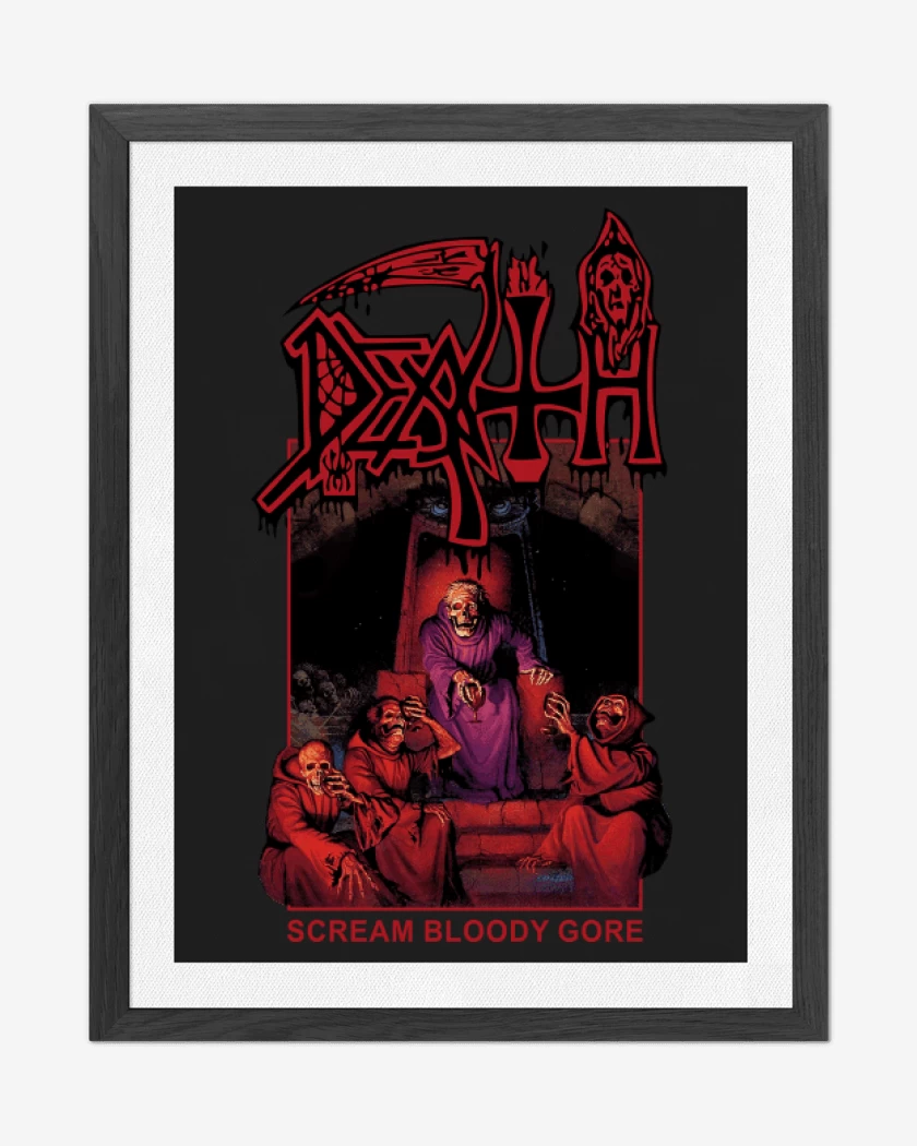Cuadro decorativo Death Scream Bloody Gore v2