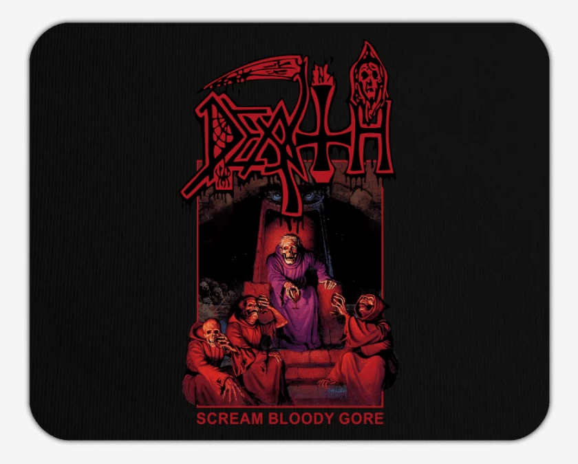 Mousepad Death Scream Bloody Gore v2