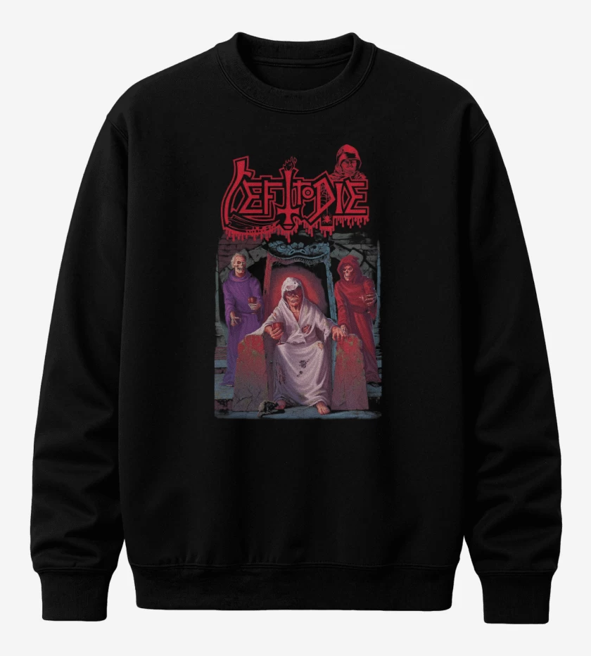 Poleron polo Left to Die Scream Bloody Gore