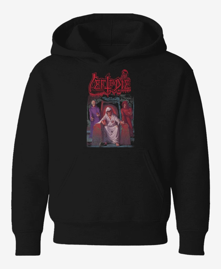 Poleron de niño Negro de Left to Die Scream Bloody Gore