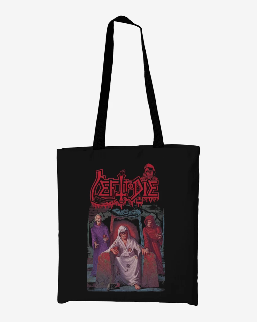 Totebag Left to Die Scream Bloody Gore