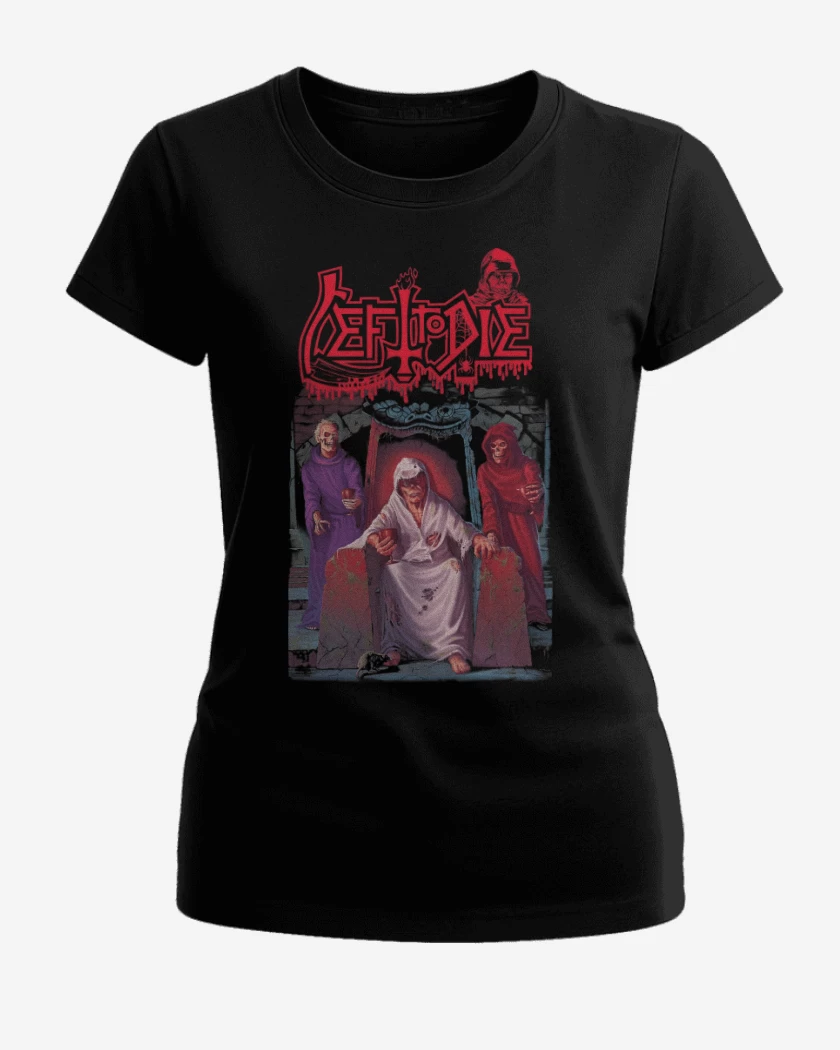 Polera de Mujer Left to Die Scream Bloody Gore