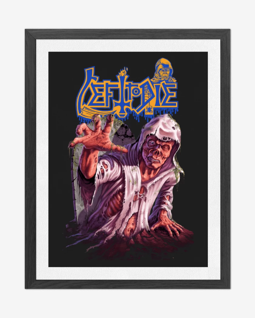 Cuadro decorativo Left to Die Leprosy