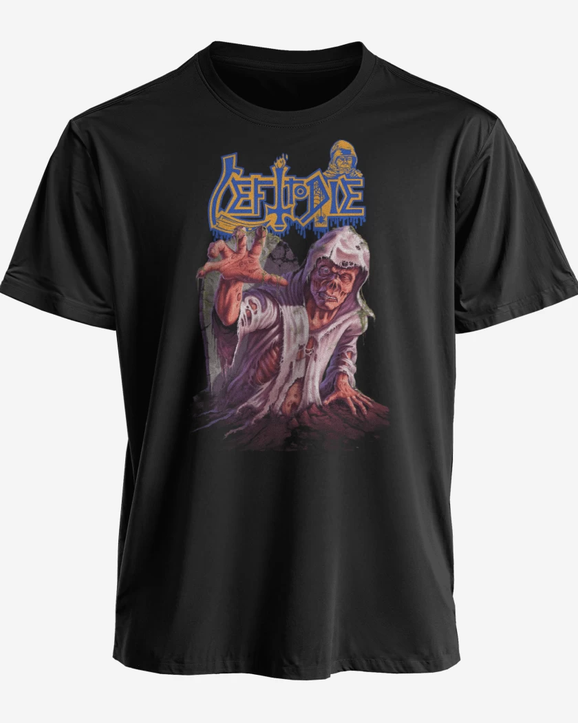 Polera premium Negro de Left to Die Leprosy