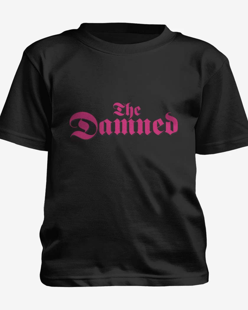 Polera de niño Negro de The Damned Logo