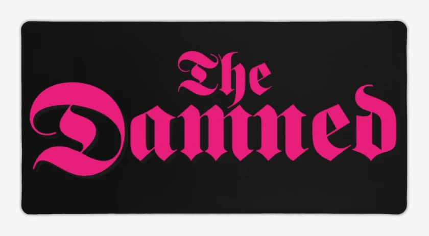 Mouse pad Gamer Negro de The Damned Logo