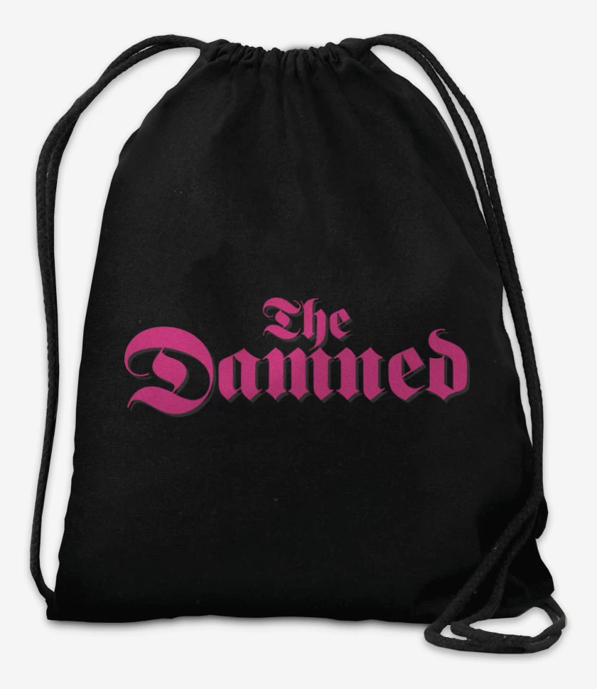 Mochila Negro de The Damned Logo