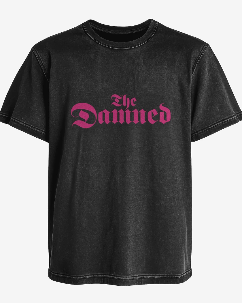 Polera desgastada The Damned Logo